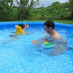 A la piscine