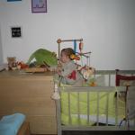 Dans son lit